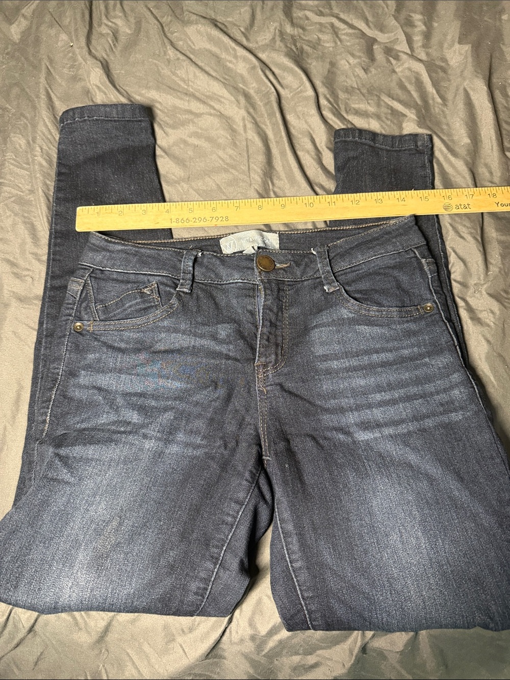 Wit & Wisdom Dark Indigo Stretch Jeggings